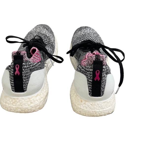 Adidas Ultra Boost Women's 8.5 Pink Breast Cancer Ribbon Knit Shoes - Picture 7 of 10